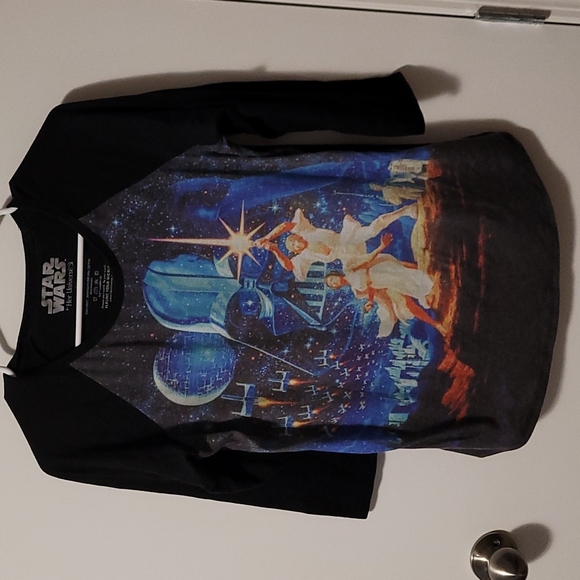Star Wars by Her Universe retro graphic baseball tee - Picture 1 of 3